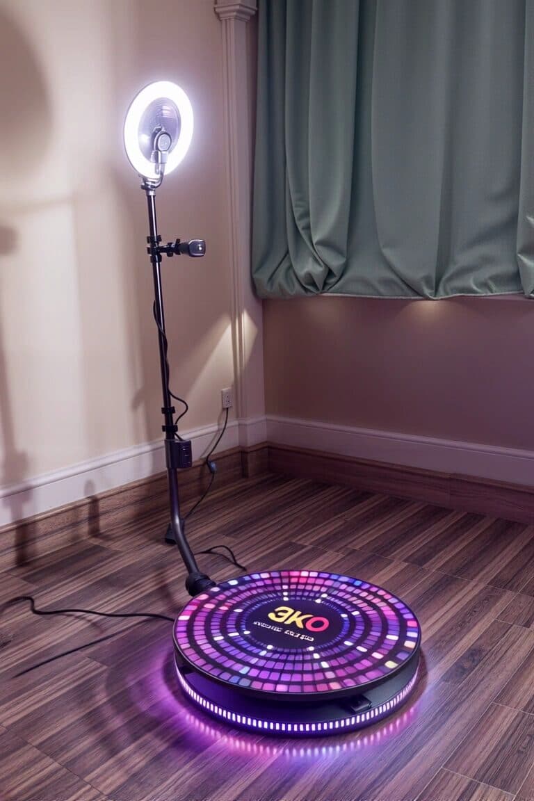 Plateforme du photobooth 360 The Smile Box